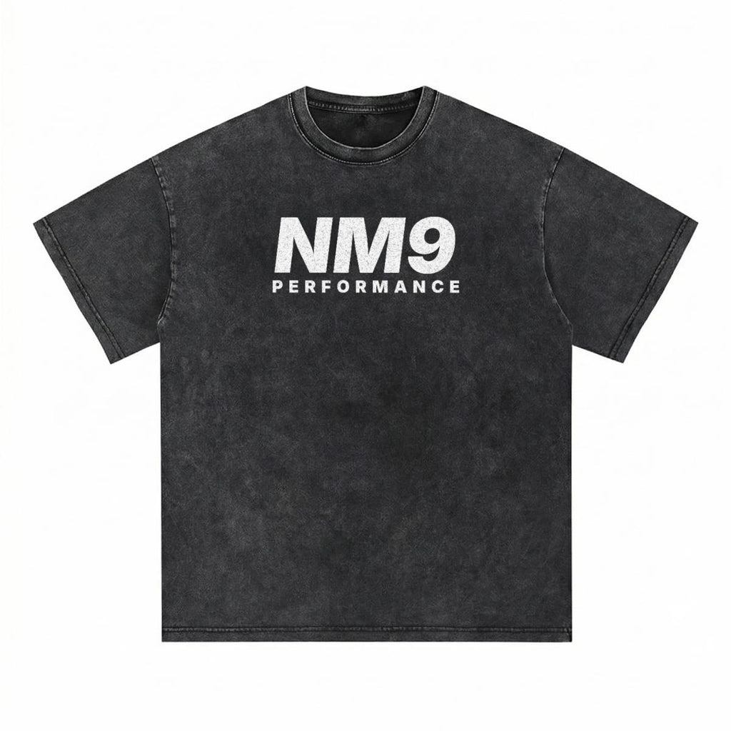 NM9 Performance Heavyweight Tee | Signature | Black