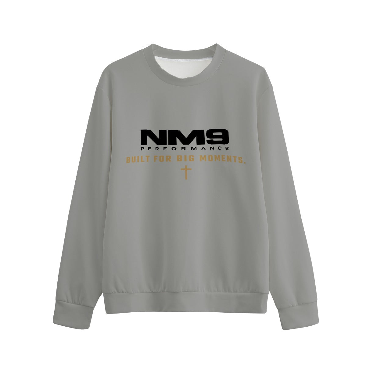 NM9 Performance Crewneck | Stadium Lights | Heather Grey