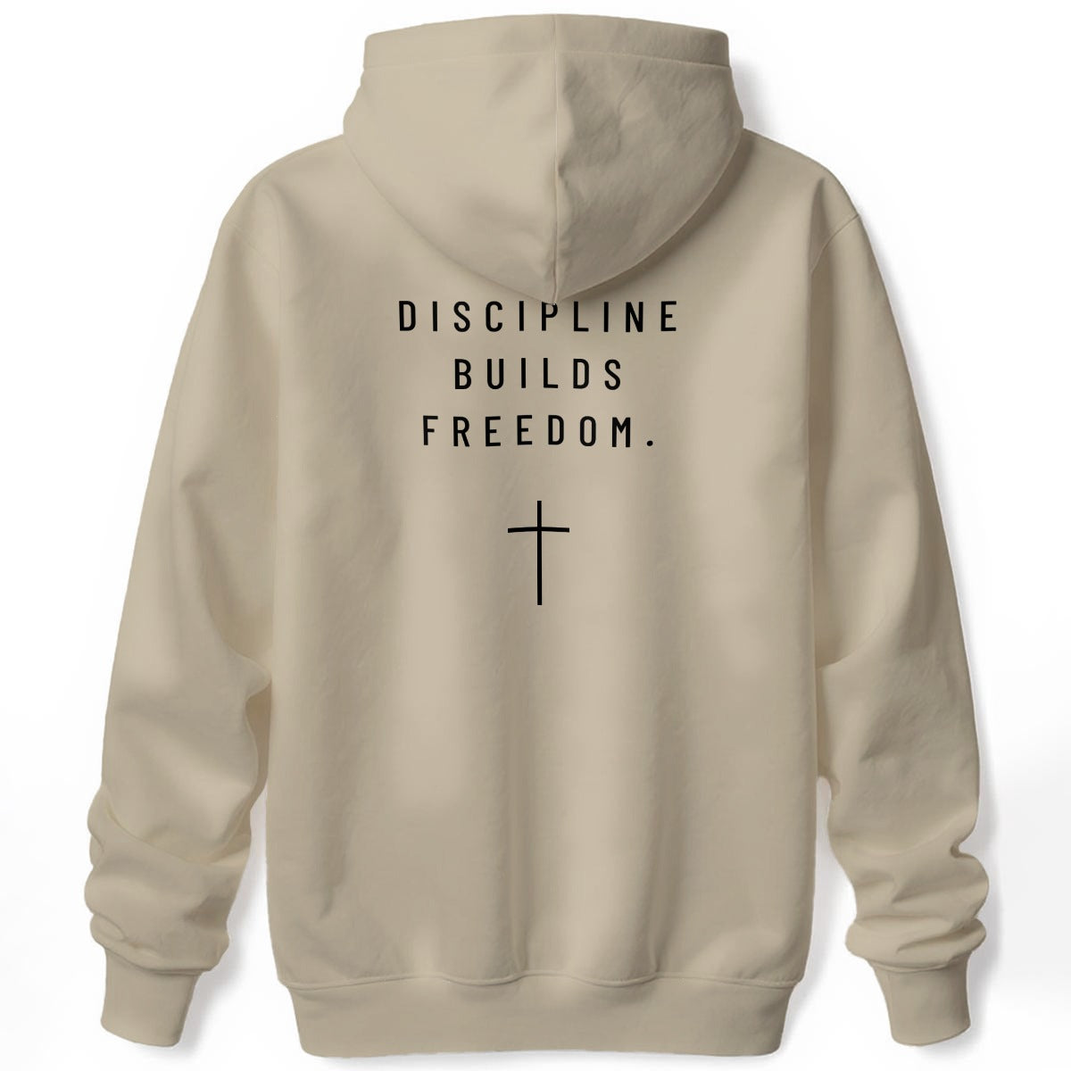NM9 Standard Collection Hoodie | Discipline Builds Freedom | Sand