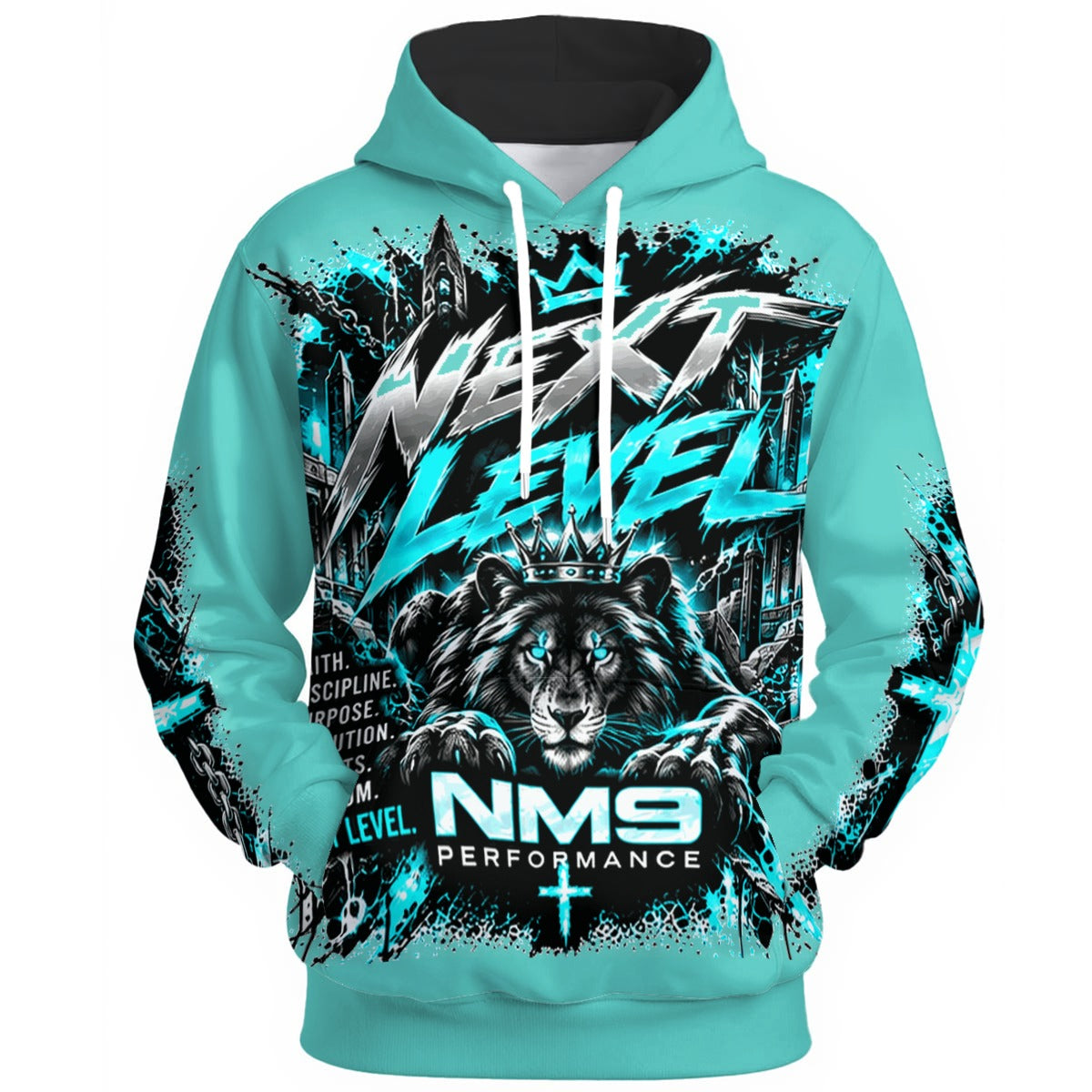 NM9 Ice Collection Hoodie | Next Level Series | Ice Teal