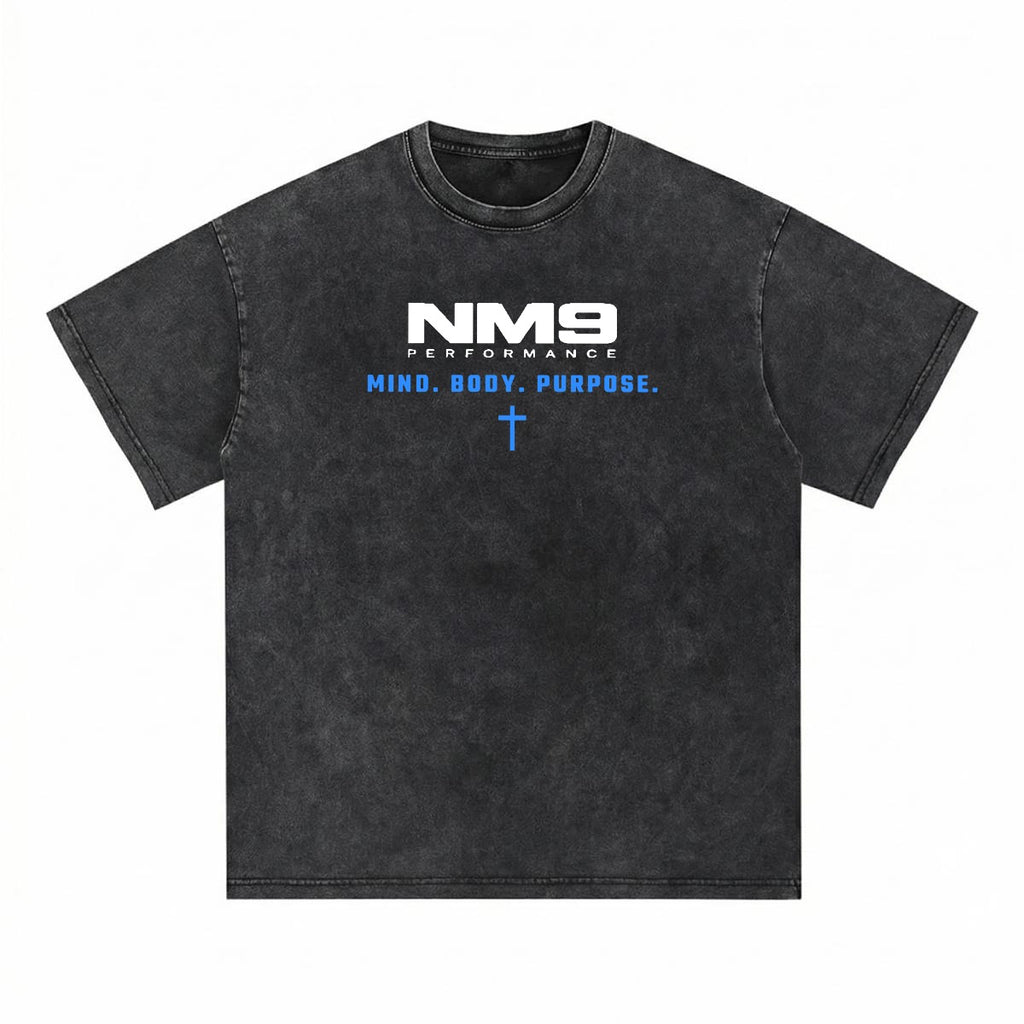 NM9 Performance Heavyweight Tee | Fuel Different | Black