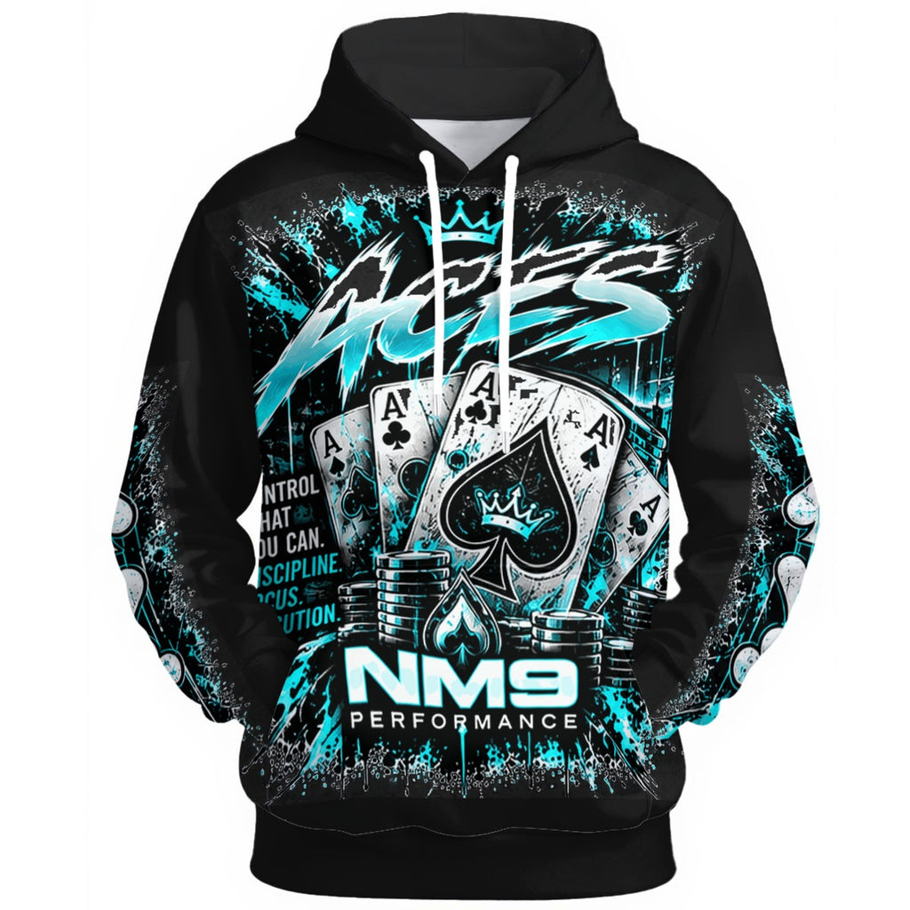 NM9 Ice Collection Hoodie | Aces Series | Black