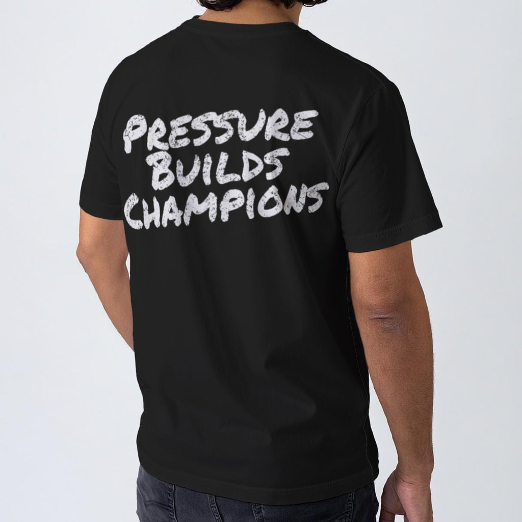 NM9 Performance Tee | Pressure Builds Champions | Black