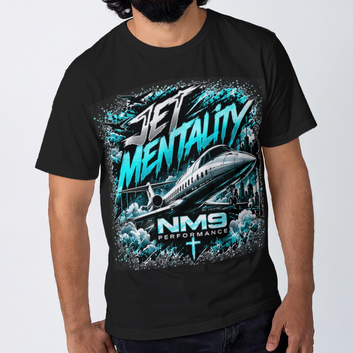 NM9 Ice Collection Tee | Jet Mentality Series | Black