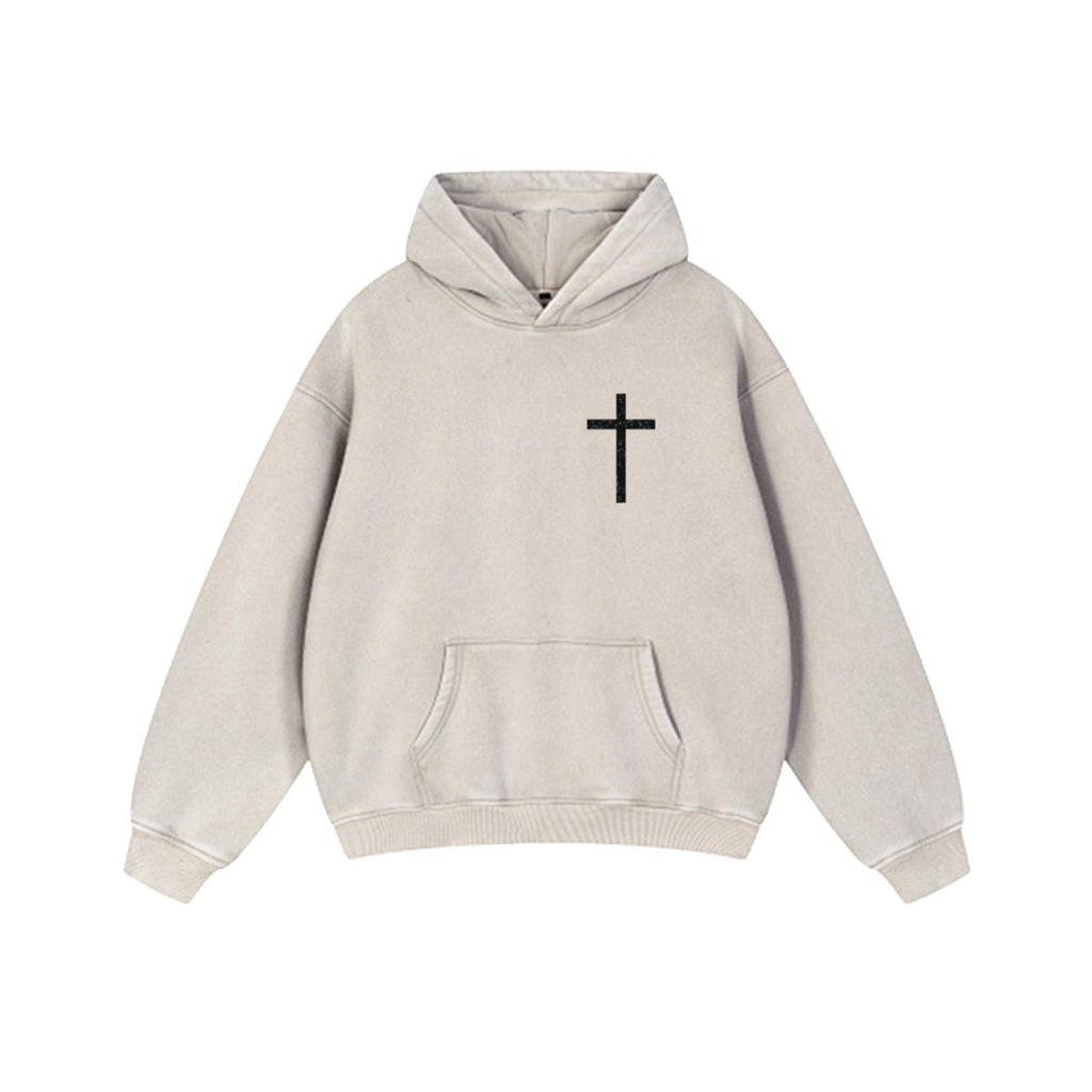 NM9 Performance Heavyweight Hoodie | Signature Cross | Bone