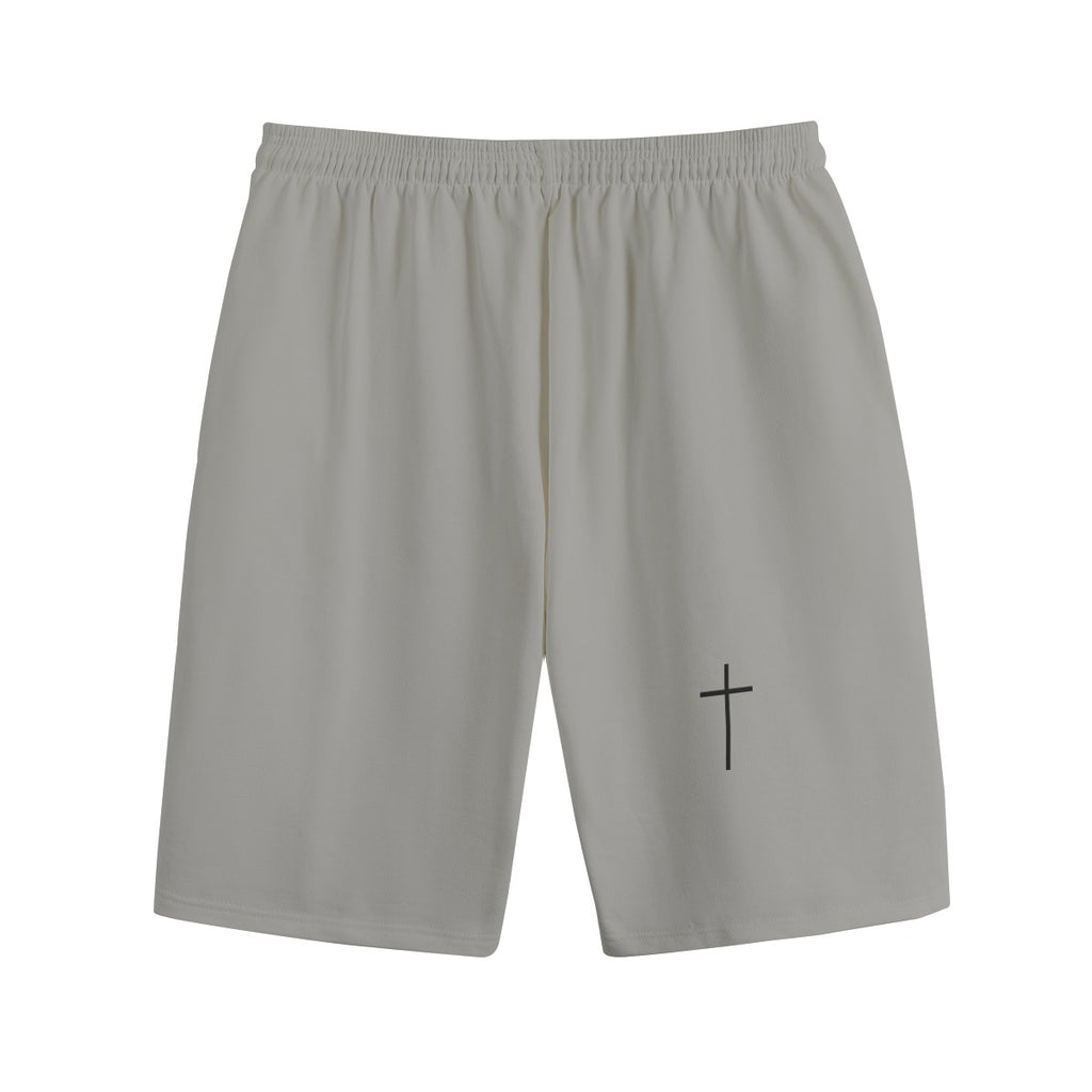 NM9 Standard Collection Sweat Shorts | Discipline Builds Freedom | Stone Gray