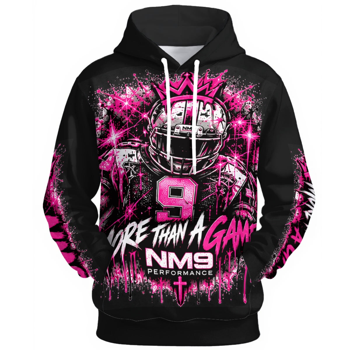NM9 Pink Collection Hoodie | More Than A Game | Black