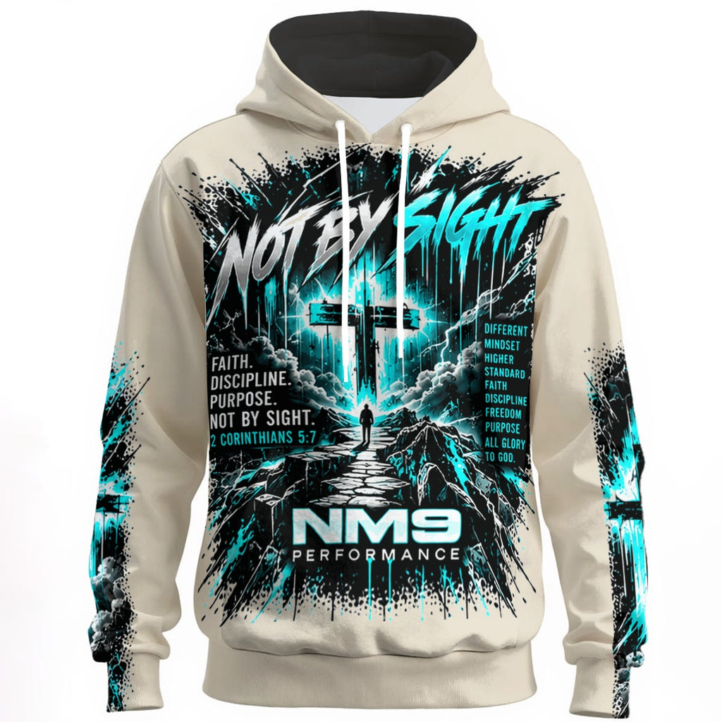 NM9 Ice Collection Hoodie | Not By Sight Series | Bone