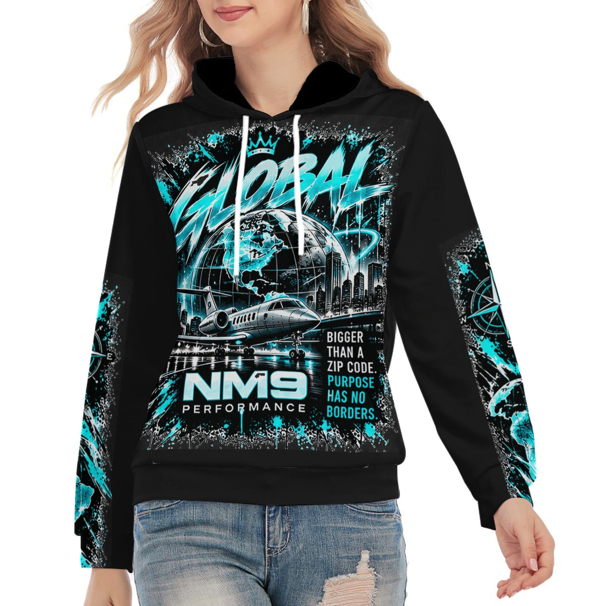 NM9 Ice Collection Hoodie | Global Series | Black
