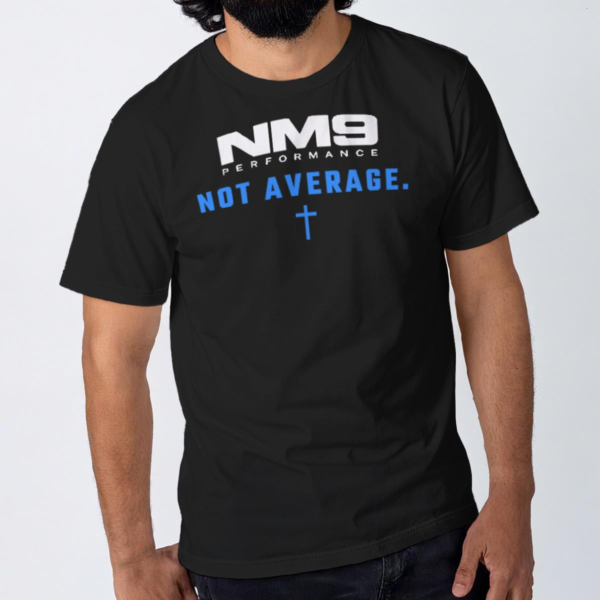 NM9 Performance Tee | Built Different | Black