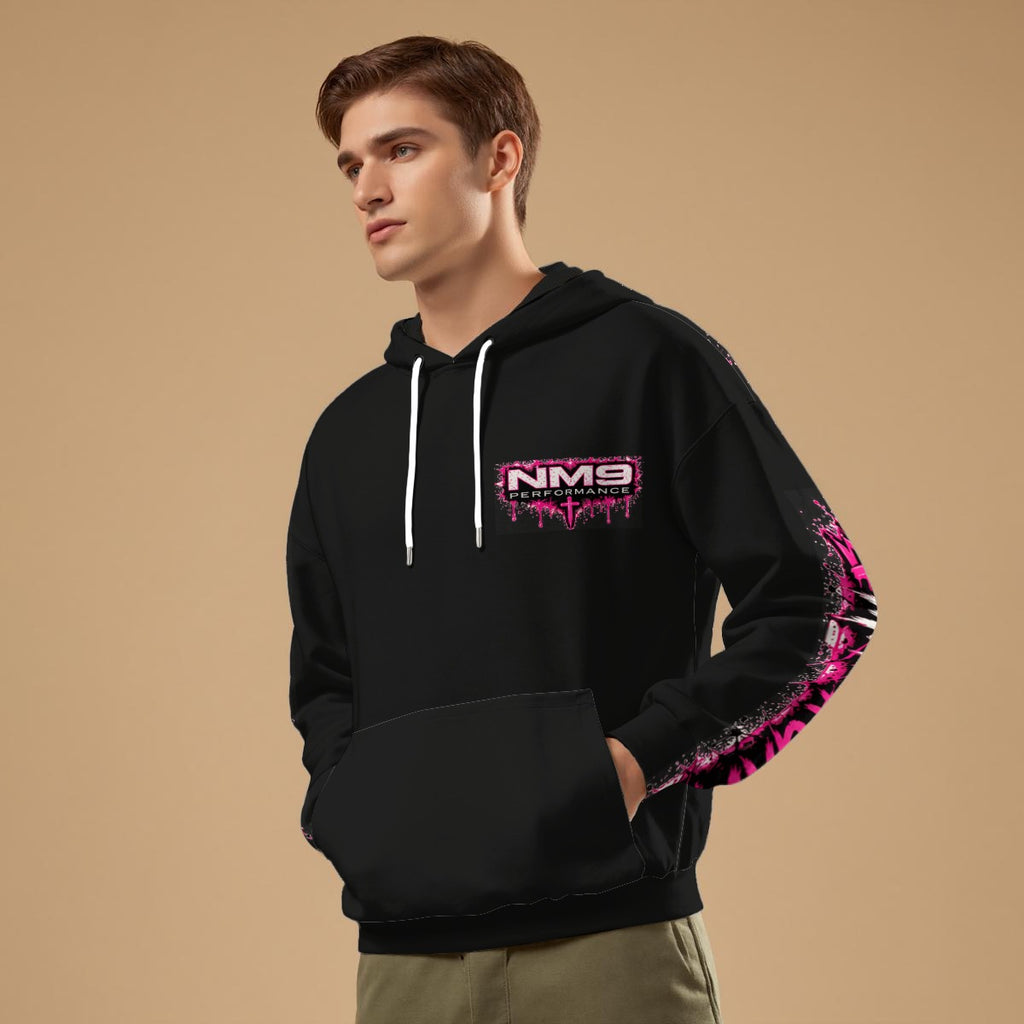 NM9 Pink Collection Hoodie | More Than A Game Chest | Black
