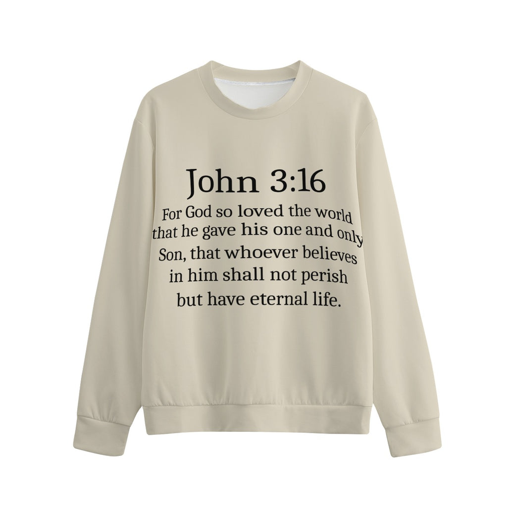Not By Sight Crewneck | John 3:16 | Bone