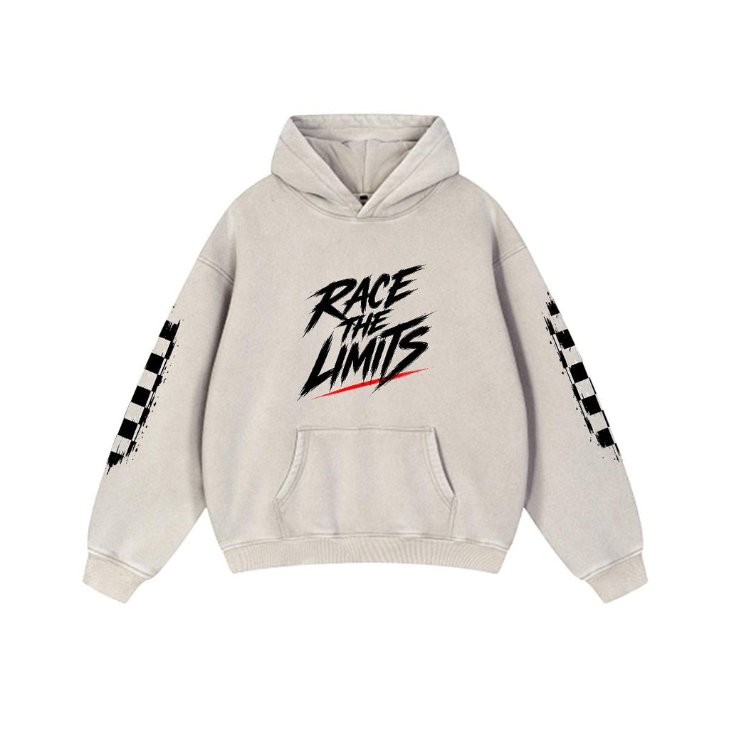NM9 Executive Collection Heavyweight Hoodie | Race The Limits Checkered | Bone