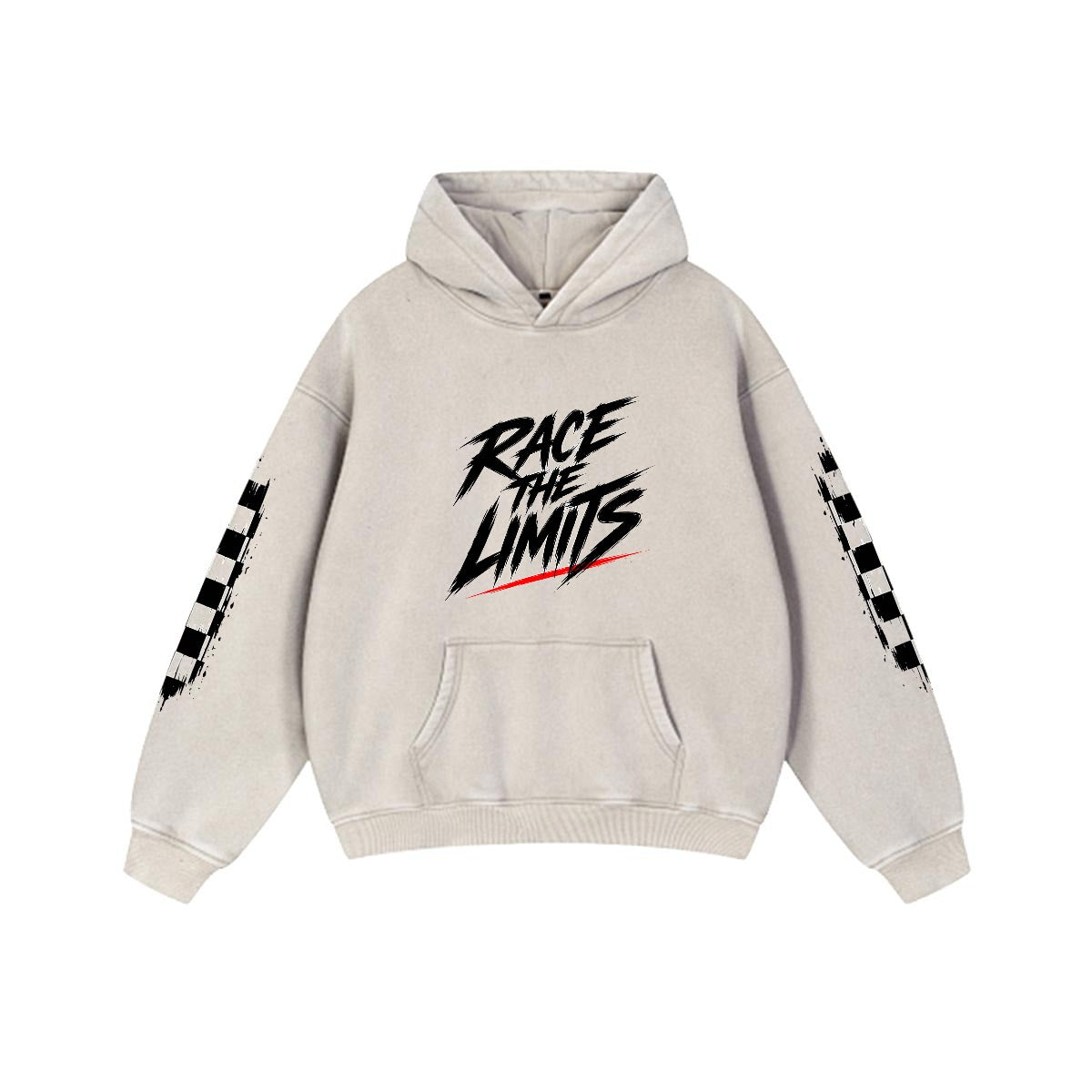 NM9 Executive Collection Heavyweight Hoodie | Race The Limits Checkered | Bone