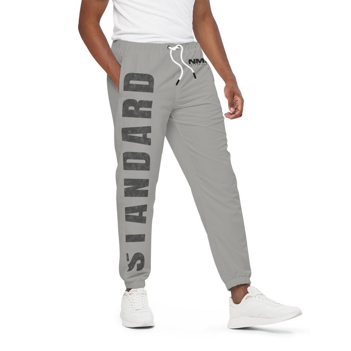 NM9 Standard Collection Joggers | Discipline Builds Freedom | Stone Gray