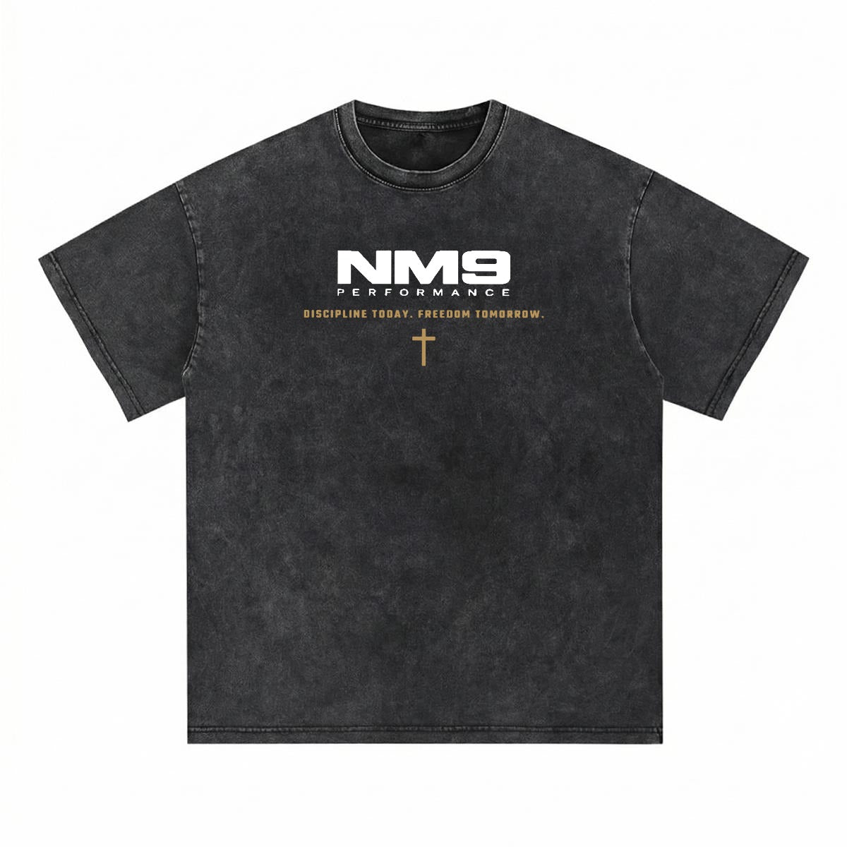 NM9 Performance Heavyweight Tee | Crossroads | Black