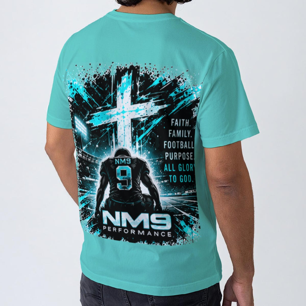 NM9 Ice Collection Tee | More Than A Game Series | Ice Teal
