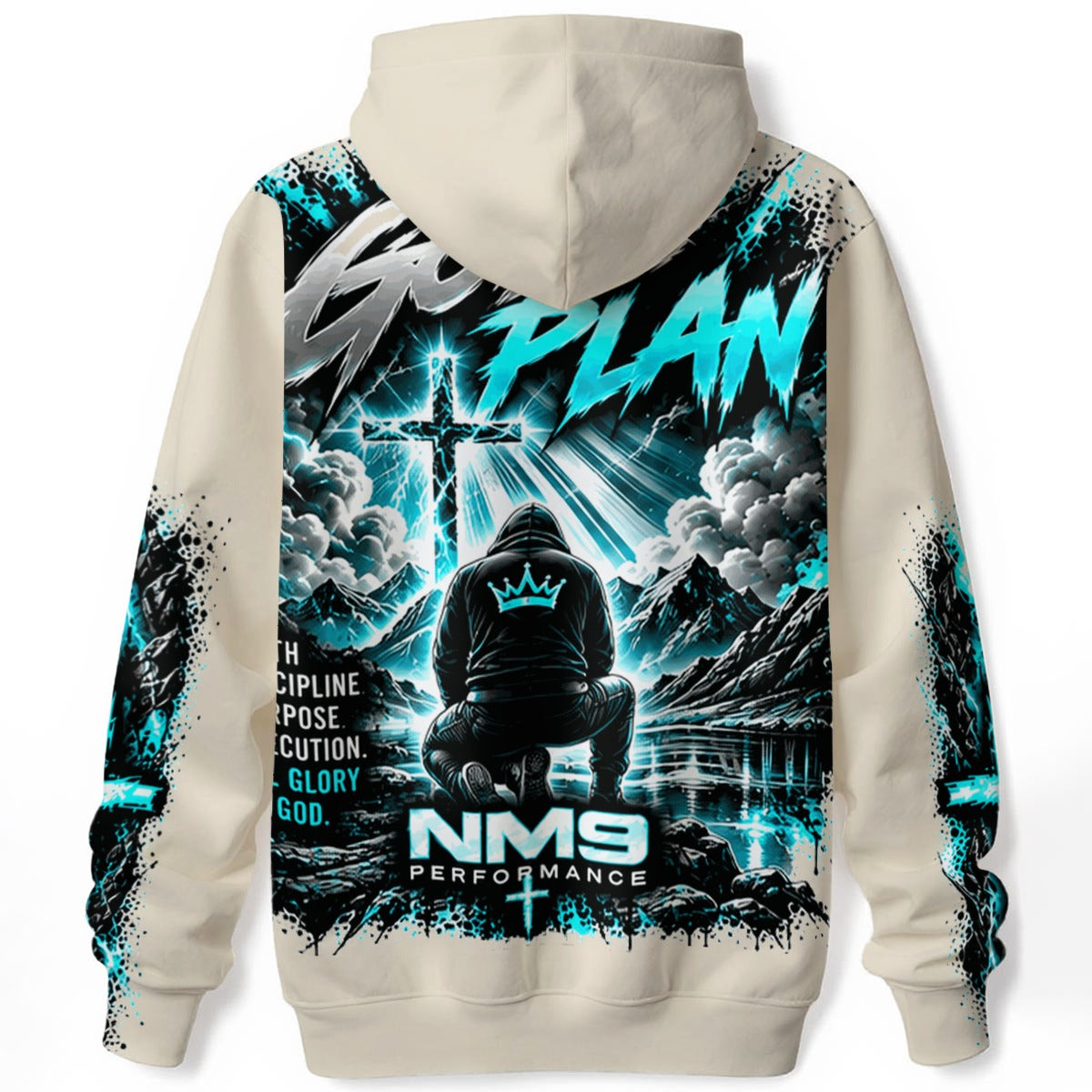 NM9 Ice Collection Hoodie | God's Plan Series | Bone