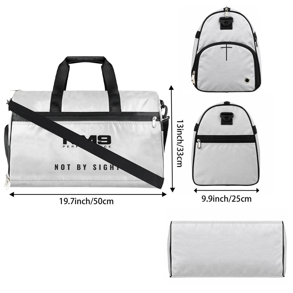 NM9 Athletic Duffel Bag | White