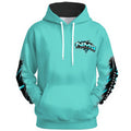 NM9 Ice Collection Hoodie | Signature Series Chest | Ice Teal