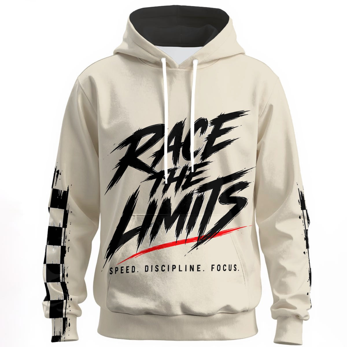 NM9 Executive Collection Hoodie | Race The Limits Checkered | Bone