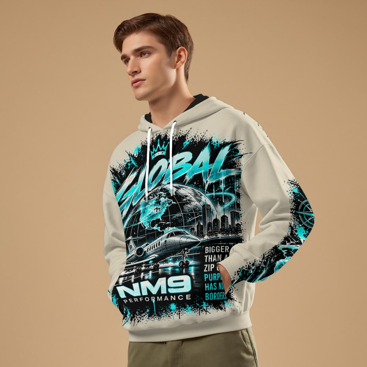 NM9 Ice Collection Hoodie | Global Series | Bone