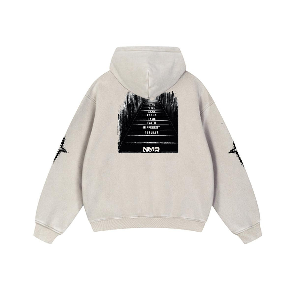 NM9 Executive Collection Heavyweight Hoodie | No Days Off | Bone