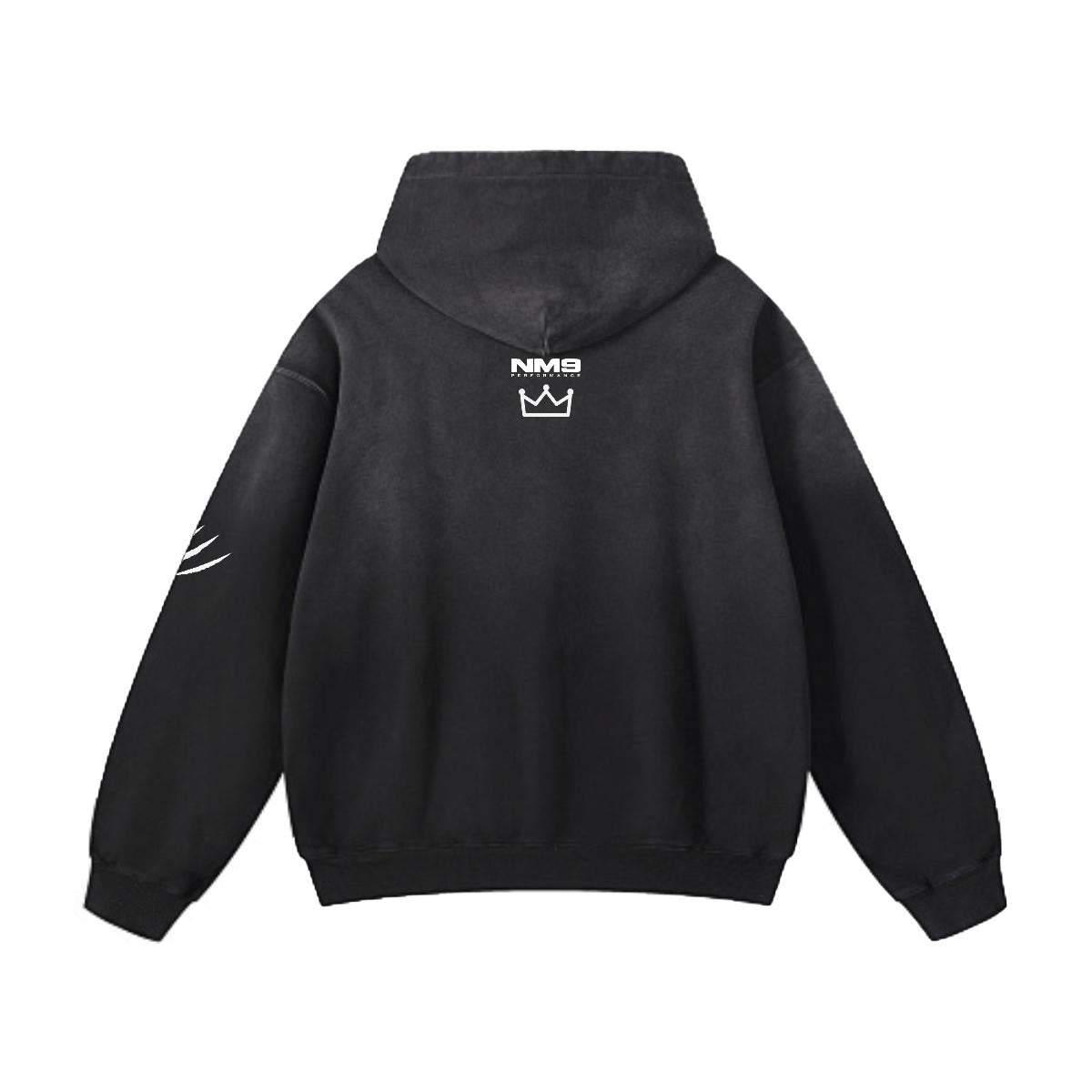 NM9 Heavyweight Hoodie | Stand On Truth | Black / White