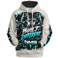 NM9 Ice Collection Hoodie | Built Different Leader Of The Pack | Bone