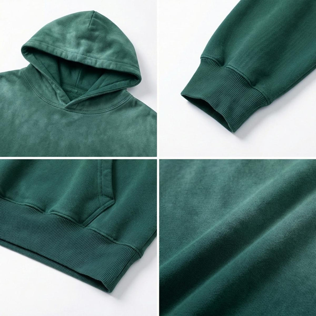 NM9 Heavyweight Hoodie | Hustle Over Talent | Olive / Black / Chrome