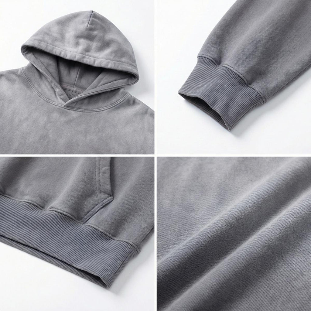 NM9 Heavyweight Hoodie | Stand On Truth | Grey / Black
