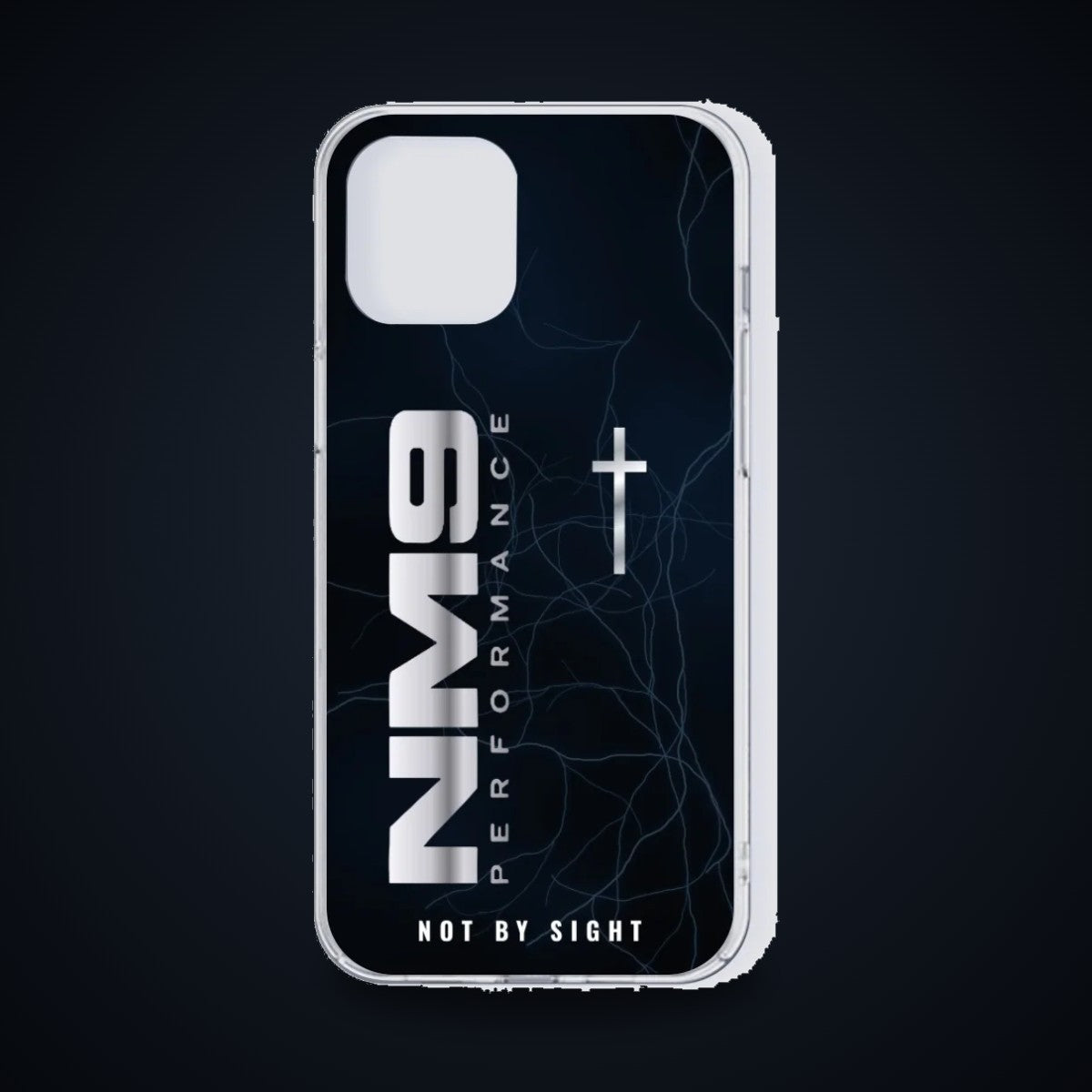 NM9 Phone Case | Black Texture | iPhone 13 Series on black