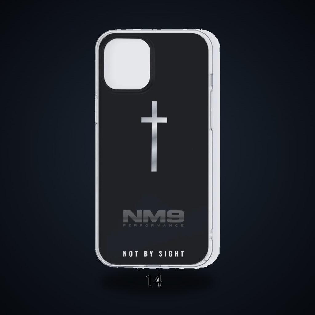 NM9 Phone Case | Clean Minimal | iPhone 14/15 Series on black