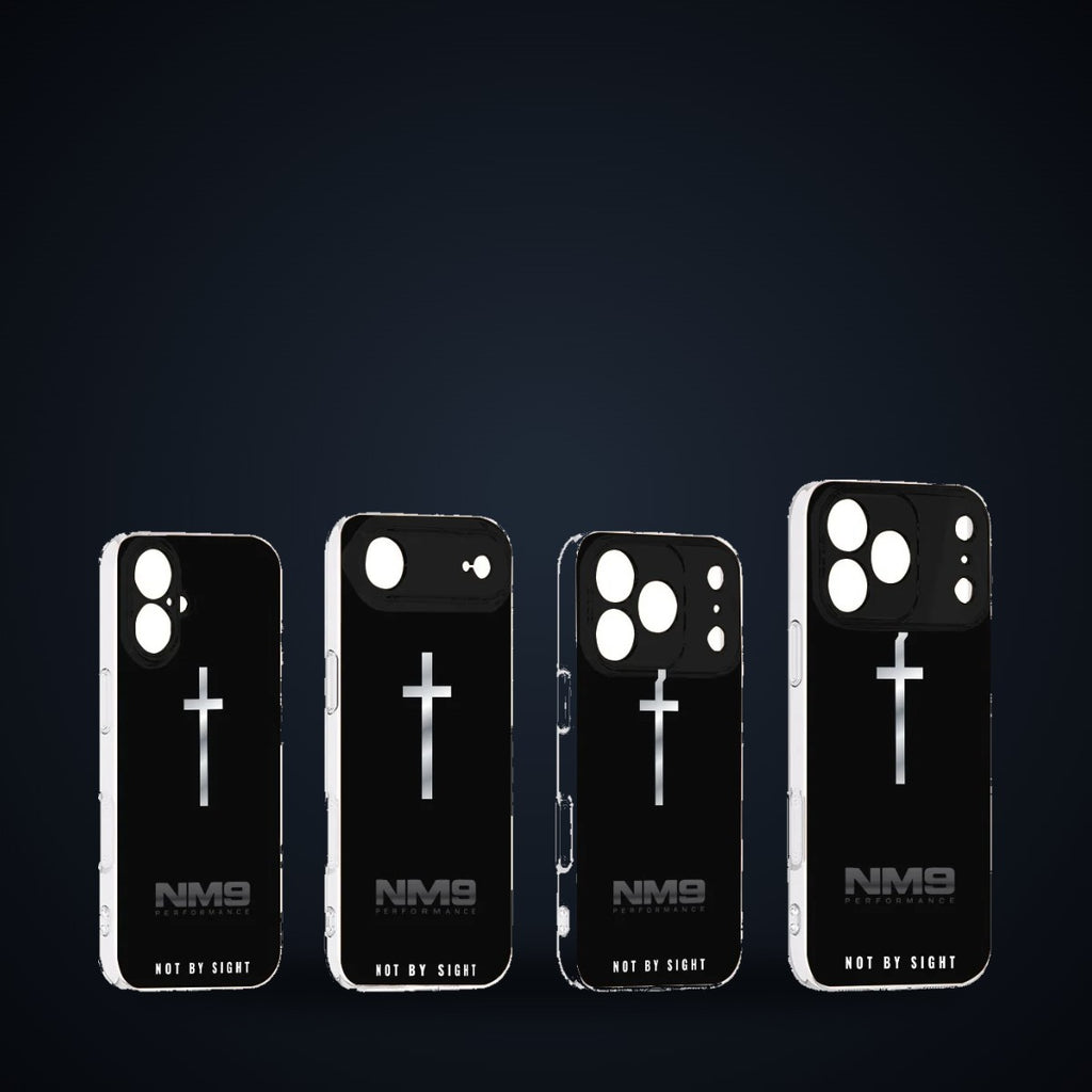 NM9 Phone Case | Clean Minimal | iPhone 17 Series on black